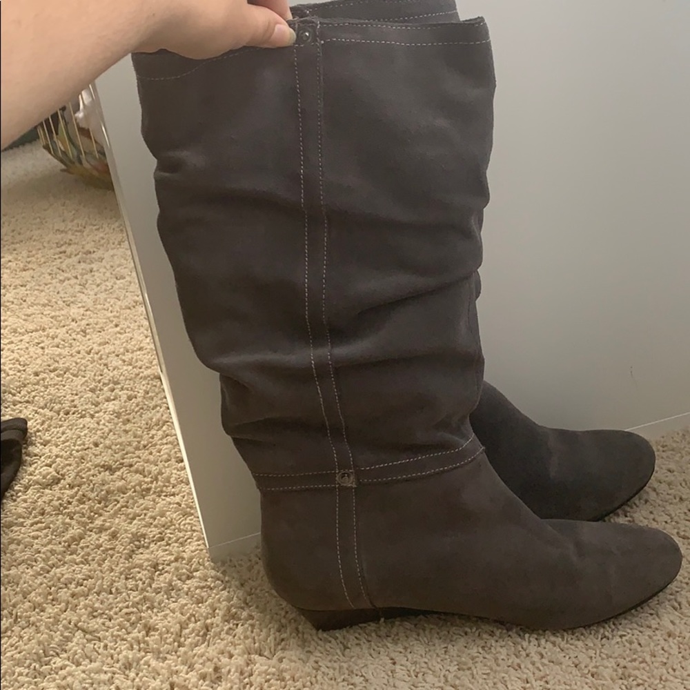 White Mountain Leather Upper Boots